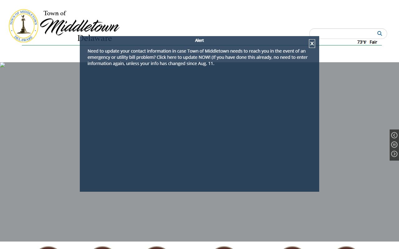 Middletown Town Hall Residents Directory portal